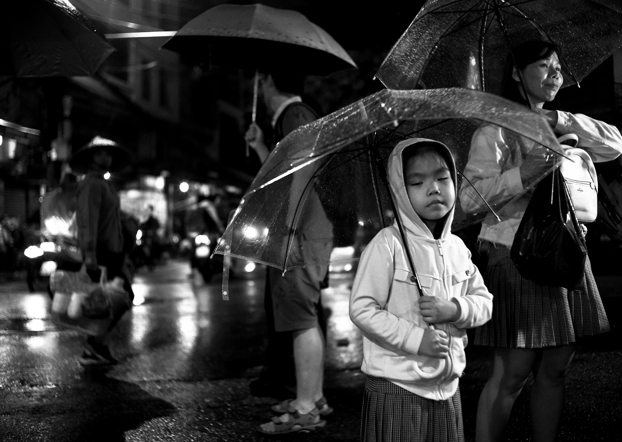 Rainy Night. Hanoi
