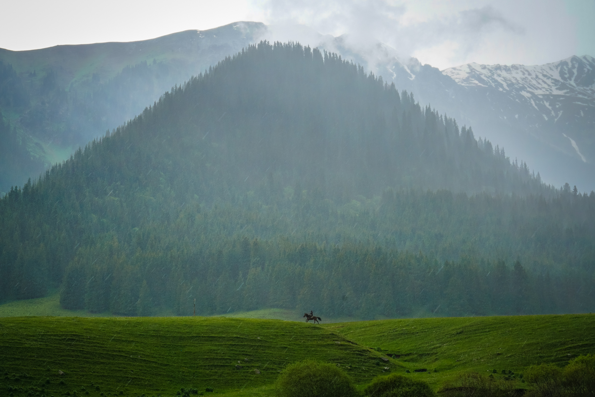 Horseback riding in Kyrgyzstan